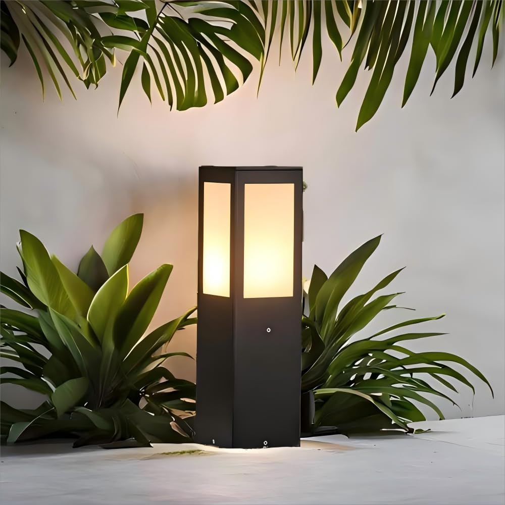 Outdoor Path Light, Post Lights,LED Bollard Lamp for Walkway, Garden, Yard (24 inches)