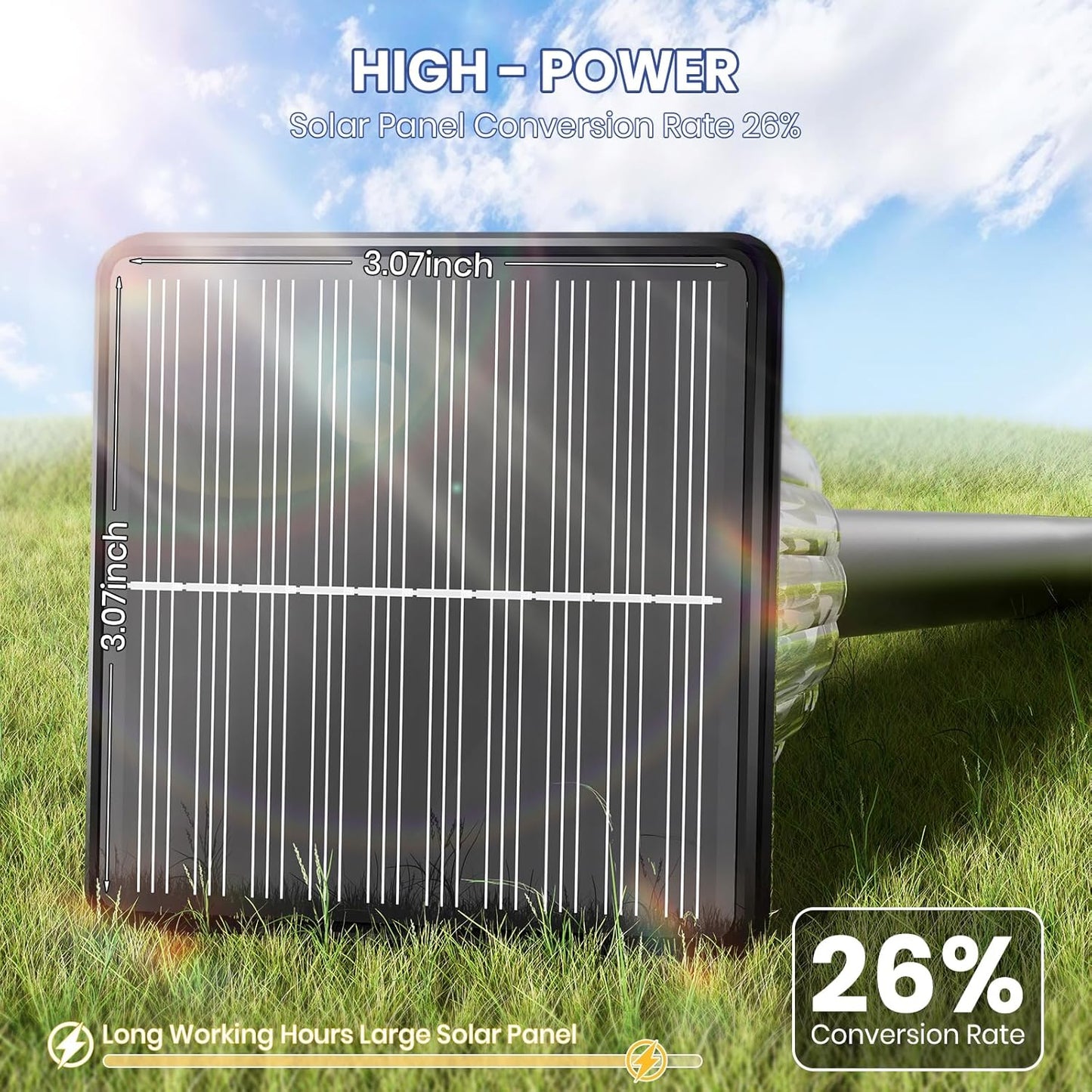 HIGH-POWER 2-in-1 Warm&Cold,3000/12000K 6 Pack Solar Pathway Lights,SUPER BRIGHT Solar Lights Outdoor IP65 Waterproof ,Up to 28 Hrs Solar Walkway Lights for Yard,Patio,Landscape,Sidewalk,Driveway,Lawn